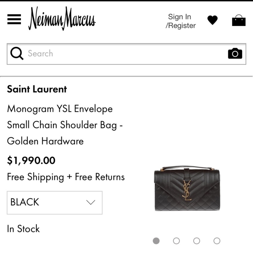 ✨SOLD✨2019 Saint Laurent Small Monogramme Envelope - Picture 8 of 8